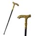Golden Bear Handle Single Joint Fashion Decorative Vampire Cospaly Party Walking Cane Halloween Crosier 93cm_desvips.com