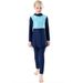 Muslim Swimwear Swimsuit Girl Conservative Swimsuit Bukini Children's Beach Swimsuit_desvips.com