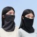 Summer Sun Ice Silk Face Mask And Protector, Integrated UV Protection Mask, Neck Scarf, Protective Headscarf For Cycling_desvips.com