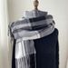 women's New Plaid Scarf Autumn And Winter Retro Shawl Imitation Cashmere Warm Tassel Scarf_desvips.com