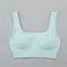 Quick Drying Breathable Sports Bra And Shorts Set Vertical Stripes Running Yoga Fitness Five Point Short Sleeved_desvips.com