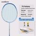 Lightweight All Carbon 7U Badminton Racket Amateur Training Fiber Sports Outdoor Single Racket_desvips.com
