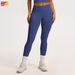 Waist Tight Yoga Pants Women With Ribbed Waistband, Tummy Control, High Elasticity, Suitable For Running And Outdoor_desvips.com