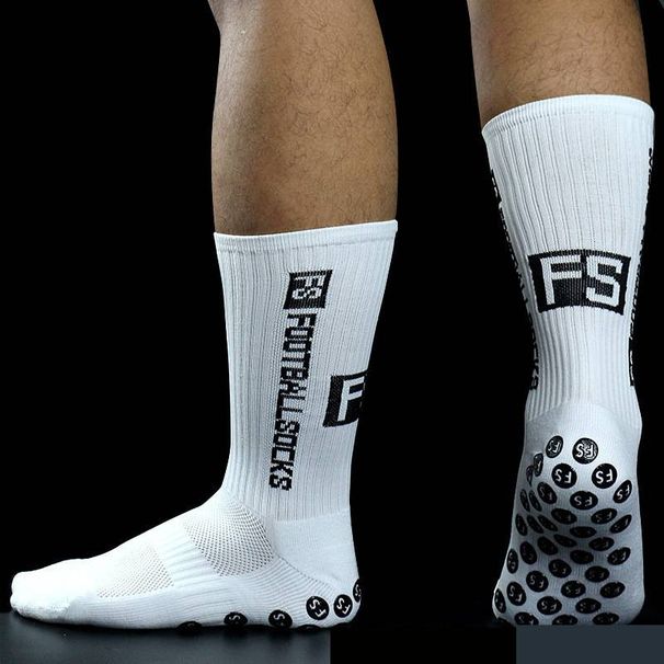 FOOTBALL SOCKS Copyright FS Round Silicone Suction Cup Non Slip Football Socks Professional Competition Training Socks_desvips.com