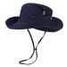 Quick drying fisherman outdoor camping and hiking drawstring western cowboy m, big brimmed mountain climbing hat,_desvips.com