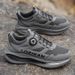 LOEIKAN Men's Rotating Button Running Shoes, Breathable Mesh Quick Lacing Athletic Sneakers_desvips.com