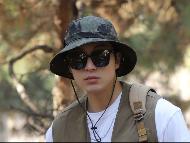 Large Size Outdoor Fisherman Hat Summer Leisure Hiking Sun Protection Hat Men Mountaineering Fishing Quick Drying Large Head Circumference Basin Hat_desvips.com