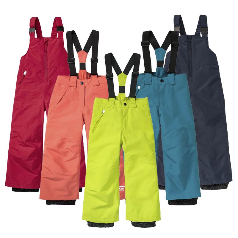 OYAKO.NEST Kids' Snow Bib Overalls Winter Waterproof Ski Pants With Insulation, Windproof Snowsuit For Boys & Girls (98/104-122/128)_desvips.com