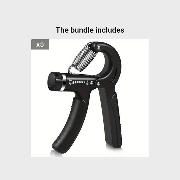 Grip Strength Trainer, Hand Grip Exerciser Strengthener With Adjustable Resistance 11-132 Lbs (5-60kg), Forearm Strengthener, Hand Exerciser For Muscl_desvips.com