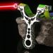 New Stainless Steel Slingshot High Precision Laser Rack Flat Rubber Band For Adults Outdoor Wholesale From Factory_desvips.com