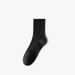 Socks Men's Long Socks Women's Socks Pure Cotton Autumn And Winter Black And White Solid Color Thickened Mid Tube Men's Casual Sports Socks_desvips.com