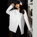 Cross-border European American Plus-size Women's Clothing 2026 Autumn And Winter Side-slit T-shirt, Stylish Base Shirt,_desvips.com