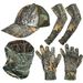 LOOGU Mask Set With Leaf Cap Camouflage Ghillie Gloves Ice Silk Arm Sleeves Multi-piece Hunting Accessories_desvips.com
