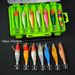14pcs/box Egi 10cm Glow Horizontal Squid Jig Large Octopus Baits UV Shrimp Lure Saltwater Cuttlefish Tackle_desvips.com