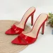 Woman High Slippers Transparent Clear Open Pointed Toe Heel Mules Stiletto Heels Ladies Sandals Women Summer Shoes_desvips.com