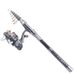 Portable Lure Rod Long Distance Sea Fishing Spinning Wheel Lure Set Retractable 2.4m Straight Handled Carbon Lure Rod_desvips.com