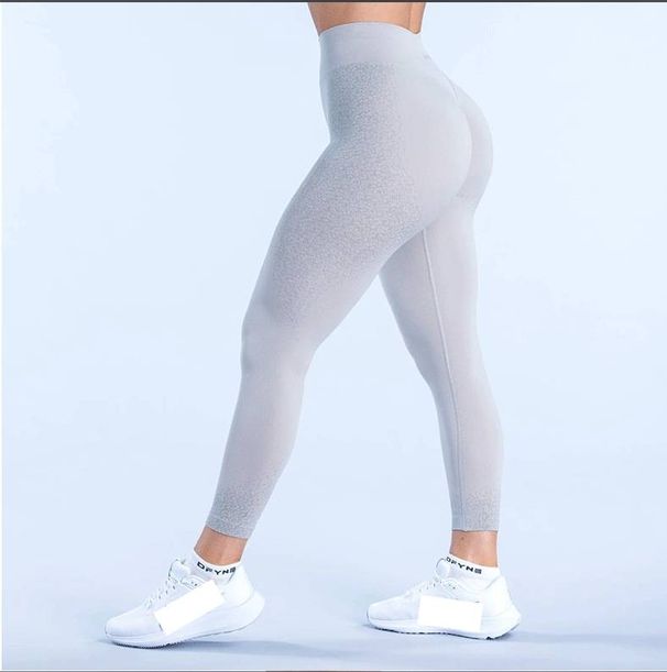 Ignite Matte Sports Pants Gathered Hip Lifting Waist Cinching Seamless All Colors Available Fitness & Body Building_desvips.com