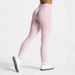 TEVEO Women's Bare Feel Running Fitness Set Quick Drying Sports Top And High Waisted Hip Lifting Yoga Pants Tight Fitting_desvips.com