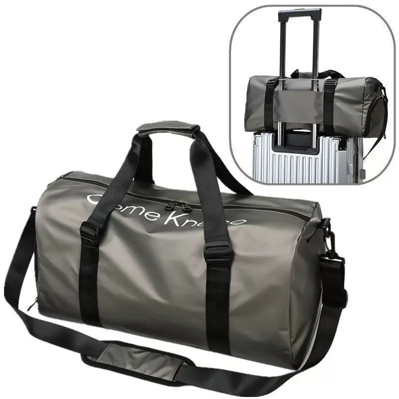 Waterproof Travel Outdoor Rolling Luggage Duffel Gym Bag With Wet And Dry Separation Sports Backpack_desvips.com
