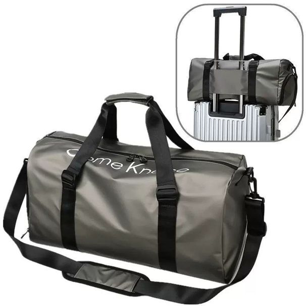 Waterproof Travel Outdoor Rolling Luggage Duffel Gym Bag With Wet And Dry Separation Sports Backpack_desvips.com