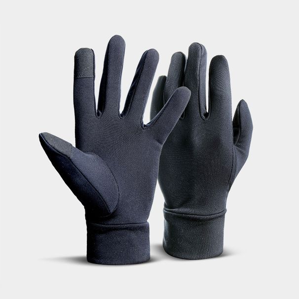 Cycling Gloves Winter Ski Liner Gloves Outdoor Cycling Plus Velvet Warm Gloves Windproof Touch Screen Wear Resistant Ski Gloves Liner_desvips.com