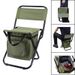 3-In-1 Portable Camping Chair With Cooler & Storage - Foldable Outdoor Chair With Backrest Insulated Ice Bag For Fishing Picnic & Hiking_desvips.com