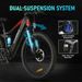SAMEBIKE Electric Bike For Adults, 26'' Tire Electric Bicycle ,48V14AH Battery 750W Moto,Full Suspension Mountain E-Bike_desvips.com