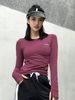 Women's Fitness Top, Tight-fitting Long-sleeved Sports Wear, Popular Yoga Outfit, Running Training Clothes, Gym Workout T-shirt_desvips.com