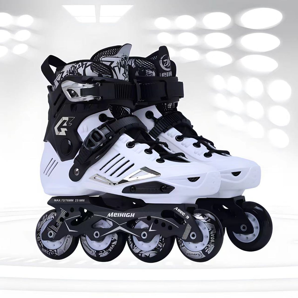 RX5 Adult Inline Roller Skates Freestyle Skating For Beginners Men And Women College Students Sports Outdoor Equipment_desvips.com