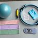 Pilates Ring Seven-Piece Stretch Aid Silicone Resistance Band Socks Yoga Straw Ball Slimming Set_desvips.com