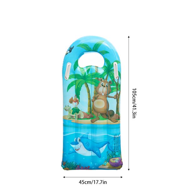 Kids Inflatable Surfboard Thickened PVC Water Floating Board For Swimming Surfing Lightweight Stable For Pool Beach Lake_desvips.com