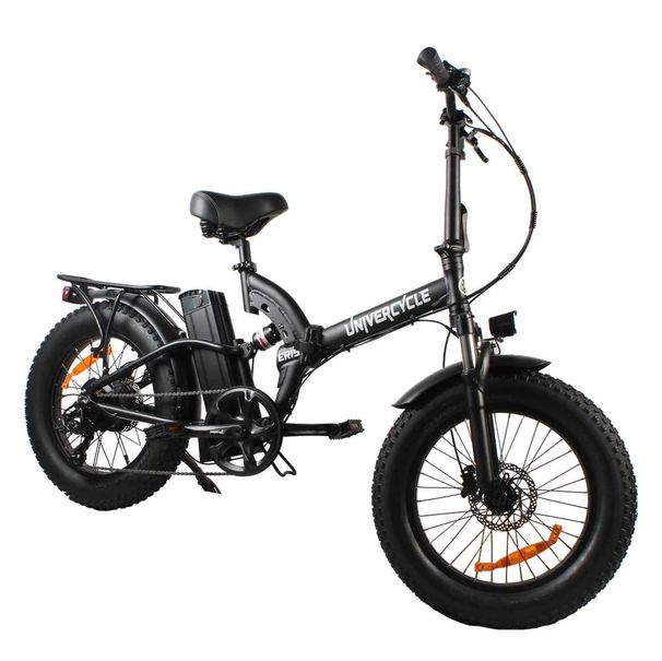 Univercycle B4 Full Suspension Electric Bike ,48V 13AH Battery, Hydraulic Disc Brakes_desvips.com