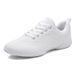 Cheer Women Girls White Black Cheerleading Shoes Kids Youth Toddler Breathable Competition Cheerleader Sport Sneakers_desvips.com