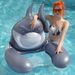 Inflatable Animal-Shaped Hammock With Cup Holder & Mesh Seat - Floating Water Chair For Pool, Lake & Beach Relaxation_desvips.com
