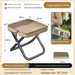Outdoor Handbag Stool Small Fishing Picnic Camping Portable Folding Chair_desvips.com