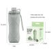 Silicone Folding Potable Outdoo Spots Tavel Coffee Cup High Tempeatue Resistant Anti-dop Wate Bottle Cycling_desvips.com