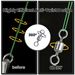 Fishing Swivels 25~100Pcs Stainless Steel Rolling Barrel Swivels Fishing Line Connector Micro Swivel Solid Rings Fishing Tackle_desvips.com
