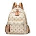 Stylish And Versatile Women's Large-capacity Travel Backpack With Printed PU Bags, Trendy Cross-border E-commerce_desvips.com