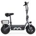 IScooter F3 Electric Scooter with Seat,1000W 48V 13Ah 10 inch Commuting Scooter with Basket _desvips.com