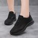 RenMou Running For Women, Lightweight Soft Soled Mh Sports 2024 New Summer Breathable Versatile Women's Sho, Black Work Exclusive Supply_desvips.com