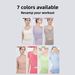 2-Piece Mesh Outerwear Slimming Sports Bra Set For Running Fitness Yoga Vest_desvips.com