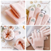 and Cold-Proof Winter Women Cute Warm Plush Thickened Riding Cycling Student Five-Finger Gloves High Appearance_desvips.com