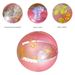 Glitter Inflatable Beach Ball Transparent PVC Shiny Play Ball With Colorful Confetti For Pool Beach Party Games_desvips.com