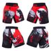 2026 New Digital Print Combat Training Competition Shorts, Fighting Pants, Sports Gym Jujitsu Sanda Men's Shorts_desvips.com