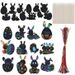 cards For Children, Colorful Eggs, Easter Novelty Bunny Ornaments, Party Scratch Art_desvips.com