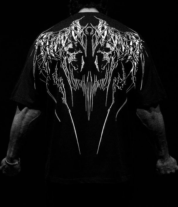 New Demon Frame American High Street Fashion T-Shirt_desvips.com