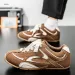 designer Sneakers Casual Retro Brown Trainers Versatile Stylish Comfort Daily Durable Racing Suede Mens Shoes Size 39-44_desvips.com