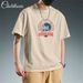 Summer Fashion Top Tee Men's Cotton Round Collar Printing Short Sleeve Loose T-Shirt_desvips.com