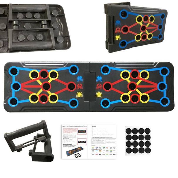 Push-up Multi-function Folding Fitness Panel New Abdominal Fitness Device Household Sports Equipment_desvips.com