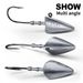 Long Casting Lure Anti-Hooking Original Color Fish Lead Head 7g-35g Soft Worm Weighted Root Fishing Hook_desvips.com